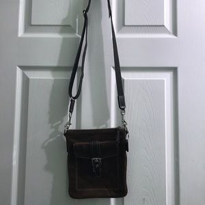 Coach brown crossover bag